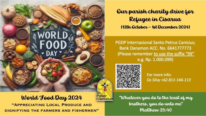 World Food Day 2024 -  12th Oct to 1st Dec 2024