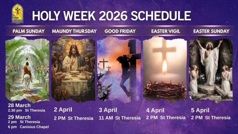 Holy Week 2026 Schedule