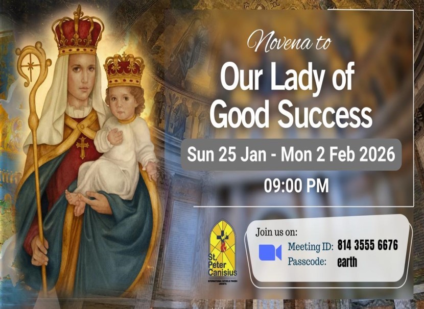 Novena to Our lady of Good Success - Sun 25 to Mon 2 Feb 2026 9PM